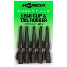 KORDA - Montáž Essentials Lead Clip & Tail Rubbers 5 ks