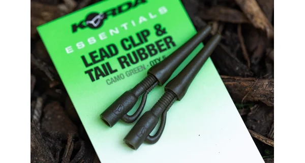 KORDA - Montáž Essentials Lead Clip & Tail Rubbers 5 ks
