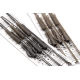 KORDA - Montáž Kable Leadcore Leader Hybrid Lead Clip QC Swivel 50 cm Gravel