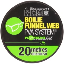 KORDA - Náhradní punčocha do Boilie Funnelweb 4 Season 20 m Hexmesh 25 mm