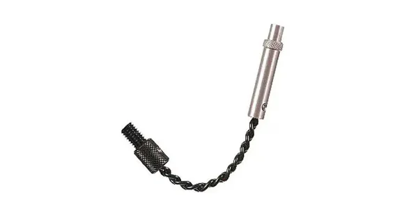 KORDA - Náhradní řetízek - dlouhý Black Stainless Chain with Adaptor Long