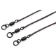 KORDA - Návazce Kable Leadcore Leader Ring Swivel 50 cm Gravel