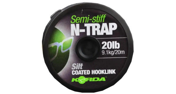 KORDA - Návazcová šňůra N-Trap Semi Stiff 20 m 30 lb