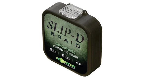 KORDA - Návazcová šňůra Slip-D Braid 25 lb 20 m