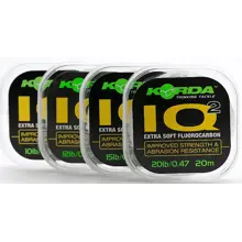 KORDA - Návazec Fluorocarbon IQ Extra Soft 15 lb 20 m
