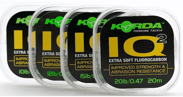 KORDA - Návazec Fluorocarbon IQ Extra Soft 20 lb 20 m