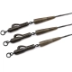 KORDA - Návazec Kable Leadcore Leader Hybrid Lead Clip 50 cm Gravel
