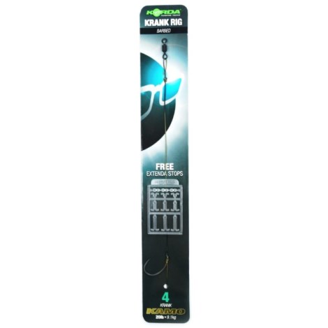 KORDA - Návazec Krank Ready Rig Barbed 20 lb vel. 4