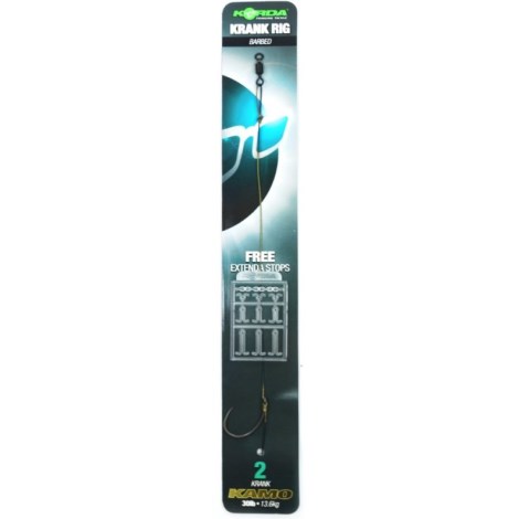 KORDA - Návazec Krank Ready Rig Barbed 30 lb vel. 2