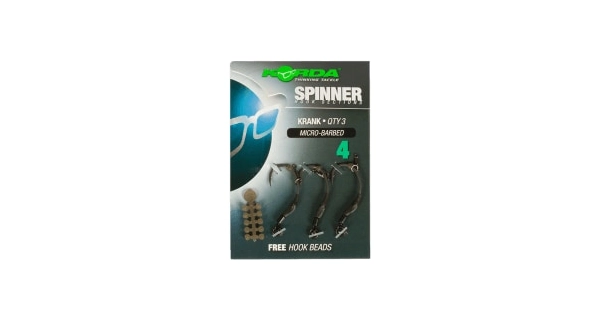 KORDA - Návazec Spinner Hook Section Kurv vel.4 3 ks