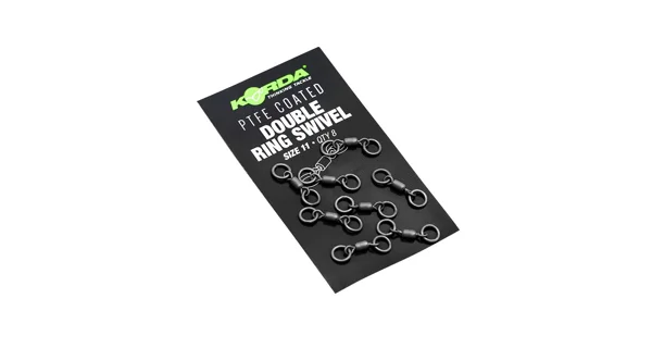 KORDA - Obratlík Double Ring Swivel vel. 11 8 ks