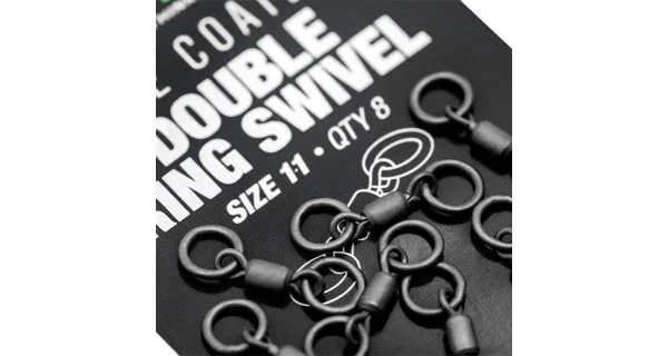 KORDA - Obratlík Double Ring Swivel vel. 11 8 ks