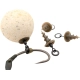 KORDA - Obratlík Micro Ring Swivel Bait Screw Medium 5 ks
