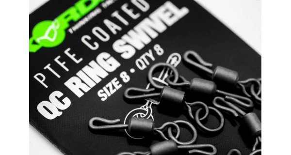 KORDA - Obratlík PTFE QC Ring Swivel vel. 11