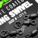KORDA - Obratlík PTFE Ring Swivel vel. 8 8 ks