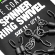 KORDA - Obratlík PTFE Spinner Ring Swivels vel. 11 8 ks