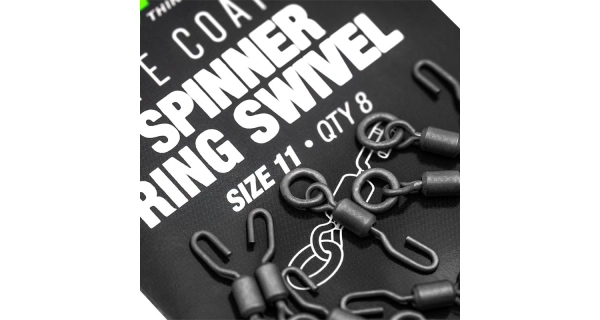 KORDA - Obratlík PTFE Spinner Ring Swivels vel. 11 8 ks