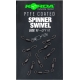 KORDA - Obratlík PTFE Spinner Swivel vel. 11 8 ks