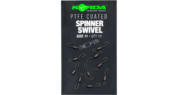 KORDA - Obratlík PTFE Spinner Swivel vel. 11 8 ks