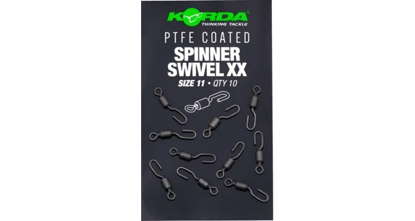 KORDA - Obratlík PTFE Spinner Swivel XX vel. 11 10 ks