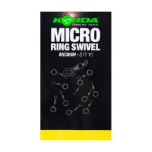 KORDA - Obratlík S kroužkem micro ring swivel medium 10 ks