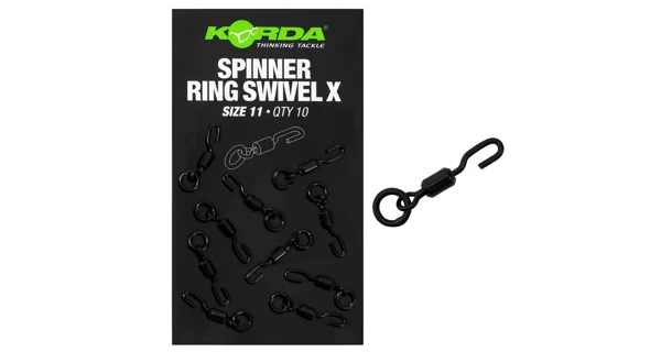 KORDA - Obratlík Spinner Ring Swivel X vel. 11 10 ks