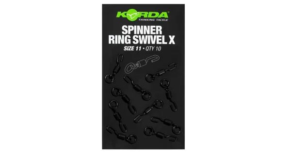 KORDA - Obratlík Spinner Ring Swivel X vel. 11 10 ks