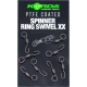 KORDA - Obratlík Spinner Ring Swivel XX vel. 11 10 ks