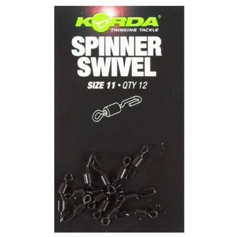 KORDA - Obratlík Spinner Swivel vel. 11 12 ks