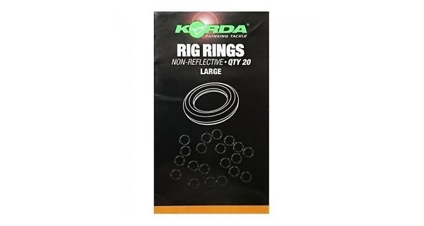 KORDA - Ocelové kroužky rig ring micro 20 ks