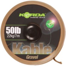 KORDA - Olověnka Kable Leadcore 50 lb 7 m Gravel