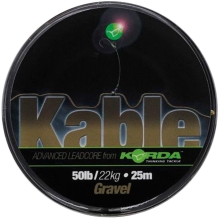 KORDA - Olověnka Kable Leadcore Gravel 50 lb 25 m