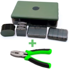 KORDA - Organizér Tackle Box Bundle Deal + Krimpovací kleště