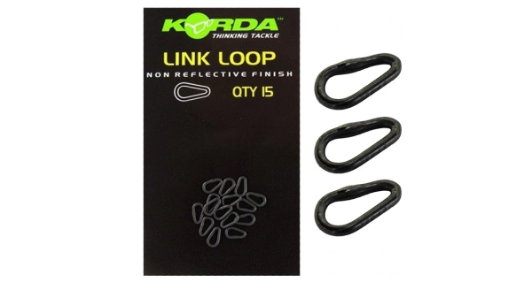 KORDA - Oválné kroužky Link Loop 15 ks