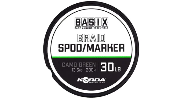 KORDA - Pletená šňůra Basix Spod Marker Braid 200 m