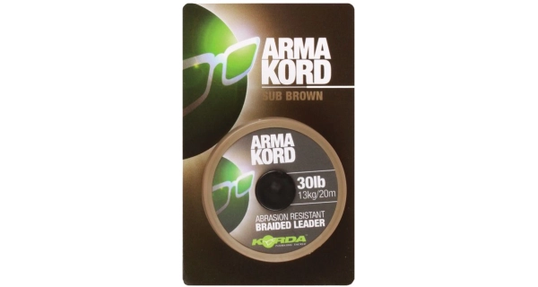 KORDA - Pletená šňůrka Arma Kord 30 lb 20 m Brown