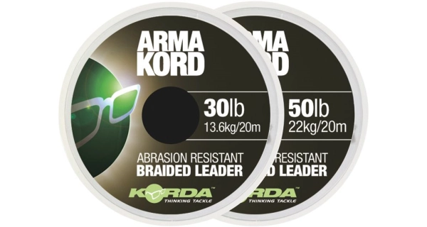 KORDA - Pletená šňůrka Arma Kord 30 lb 20 m Brown