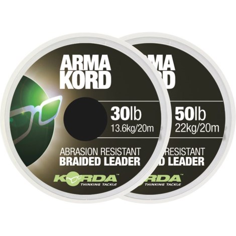 KORDA - Pletená šňůrka Arma Kord 30 lb 20 m Brown