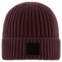 KORDA - Pletená zimní čepice LE Fishermen Beanie Burgundy