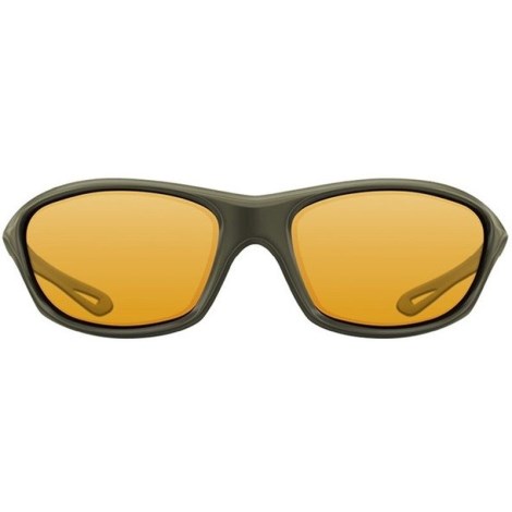KORDA - Polarizační brýle Sunglasses Wraps lesklá olivová / žlutá