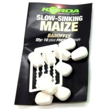 KORDA - Pomalu potápivá kukuřice Slow Sinking Maize Banoffee White 10 ks
