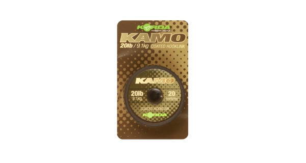 KORDA - Potahovaná šňůrka Kamo Coated Hooklink 20 lb 20 m