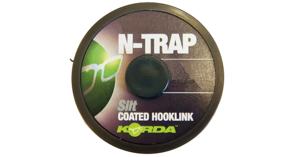 KORDA - Potahovaná šňůrka N-Trap Soft Silt 15 lb 20 m Černá