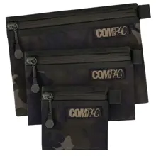 KORDA - Pouzdro Compac Wallets Dark Kamo Set 3 ks