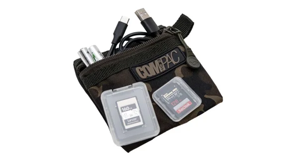 KORDA - Pouzdro Compac Wallets Dark Kamo Set 3 ks