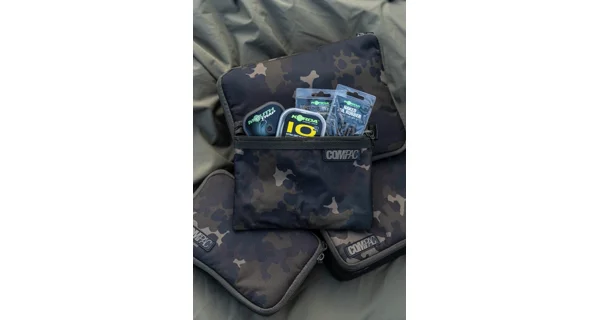 KORDA - Pouzdro Compac Wallets Dark Kamo Set 3 ks