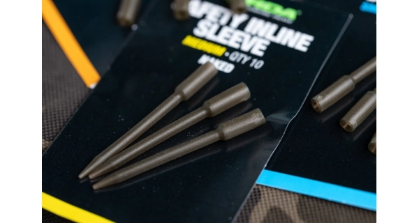 KORDA - Převleky Safety Inline Sleeve Naked Medium 10 ks