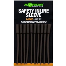 KORDA - Převleky Safety Inline Sleeve Nano Tubing Leadcore Large 10 ks