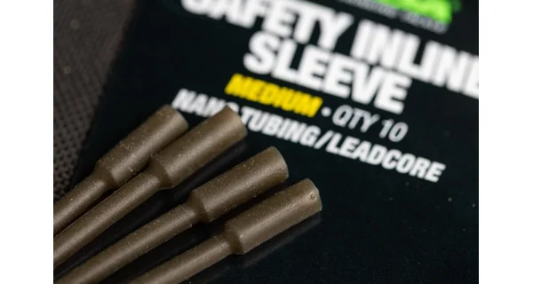 KORDA - Převleky Safety Inline Sleeve Nano Tubing Leadcore Large 10 ks