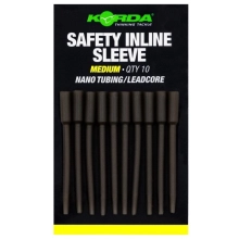 KORDA - Převleky Safety Inline Sleeve Nano Tubing Leadcore Medium 10 ks